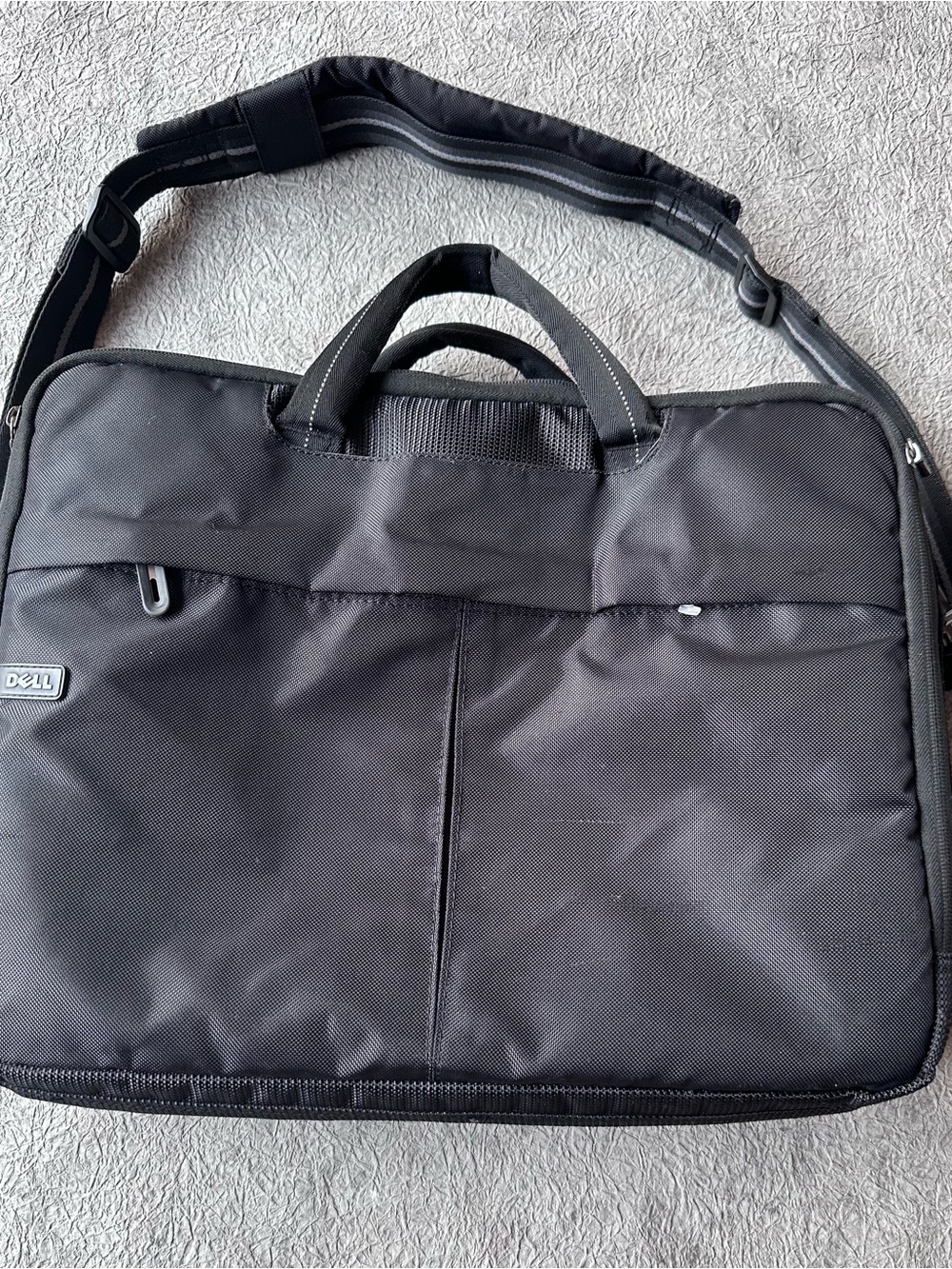 Dell Black Nylon Laptop Briefcase with Shoulder Strap
